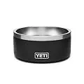 YETI Boomer 4 Stainless Steel, Non-Slip Dog Bowl, Holds 32 Ounces, Black