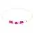 BSeen LED Dog Collar, USB Rechargeable, Glowing pet Dog Collar for Night Safety, Fashion Light up Collar for Small Medium Large Dogs (Candy Pink)