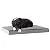 BarkBox Memory Foam Platform Dog Bed | Plush Mattress for Orthopedic Joint Relief | Machine Washable Cuddler with Removable Cover and Waterproof Lining | Includes Squeaker Toy | Grey | Large