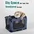 Petseek Extra Large Cat Carrier Soft Sided Folding Small Medium Dog Pet Carrier 24"x16.5"x16" Travel Collapsible Ventilated Comfortable Design Portable Vehicle