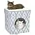 Kitty City Large Cat Bed, Stackable Cat Cube, Indoor Cat House/Cat Condo