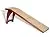 PetSafe CozyUp Bed Ramp - Durable Wooden Frame Supports up to 120 lb - Furniture Grade Wood Pet Ramp with Cherry Finish - High-Traction Carpet Surface - Great for Older Dogs and Cats