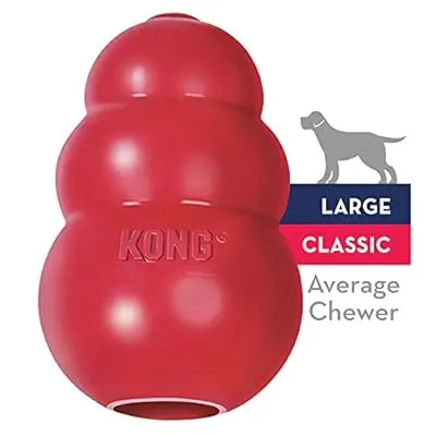 KONG Classic Dog Toy, Large, Red