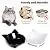 Cat Bowls Cat Food Bowls Non Slip Cat Double Dish Pet Food & Water Bowls Feeder Bowls Pet Bowl Set of 3 for Dogs Cats Small Animals (Safe Food-Grade Melamine Material)