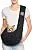 TOMKAS Small Dog Cat Carrier Sling Hands Free Pet Puppy Outdoor Travel Bag Tote Reversible (Black)