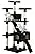 Go Pet Club Cat Tree, 33-Inch by 22-Inch by 72-Inch, Black