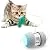 Interactive Robotic Cat Toys,Automatic Irregular USB Charging 360 Degree Self Rotating Ball,Automatic Feathers/Birds/Mouse Toys for Cats/Kitten,Build-in Spinning Led Light?Large Capacity Battery