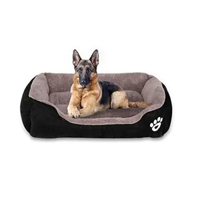 Utotol FRISTONE Dog Beds for Medium Dogs, Washable Pet Sofa Bed Firm Cotton Breathable Soft Couch for Small Puppies Cats Sleeping Orthopedic Beds