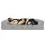 Furhaven Pet Dog Bed | Orthopedic Faux Fur & Velvet Traditional Sofa-Style Living Room Couch Pet Bed w/ Removable Cover for Dogs & Cats, Smoke Gray, Medium