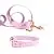 Heavy Duty Dog Leash & Collar Set 6FT-Nylon Dog Leash, Water Resistant, Comfortable Handle, Easy to Use Collar Hook, Sturdy Comfortable Leash Supports The Strongest Pulling L-M Dogs, Pink