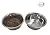 Top Dog Chews Stainless Steel Dog Bowl Set, 8" Large, 8 Cups, 64oz / 2 Quart. No stickers to remove.