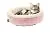 Love's cabin Round Donut Cat and Dog Cushion Bed, 20in Pet Bed for Cats or Small Dogs, Anti-Slip & Water-Resistant Bottom, Super Soft Durable Fabric Pet beds, Washable Luxury Cat & Dog Bed Gray