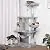 Yaheetech 62in Extra Large Cat Tree Condo with Sisal-Covered Scratching Post Plush Perch Hammock, Cat Tower Activity Center Kitten Furniture Play House
