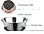Peggy 11 No Spill Non-Skid Stainless Steel Deep Dog Bowls 26 Oz (3 Cups) Set of 2