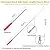 MeoHui 11PCS Retractable Cat Feather Toy Set, Interactive Cat Toys Wand with 2 Poles & 9 Attachments Worm Bird Feathers, Cat Feather Teaser Wand Toy for Kitten Cat Having Fun Exercise Playing