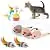 MIBOTE 28 Pcs Cat Toys Kitten Toys Assorted, Cat Tunnel Catnip Fish Feather Teaser Wand Fish Fluffy Mouse Mice Balls and Bells Toys for Cat Puppy Kitty with Storage Bag
