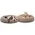 MIXJOY Orthopedic Dog Bed Comfortable Donut Cuddler Round Dog Bed Ultra Soft Washable Dog and Cat Cushion Bed (30'' x 30'') (Brown)