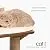 Cat Tree - Vesper Scratching Post with Condo - Walnut Furniture
