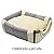 Hollypet Suede Self-Warming 2 in 1 Foldable Cave House Shape Nest Pet Sleeping Bed for Cats and Small Dogs, Baby Gray