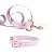 Heavy Duty Dog Leash & Collar Set 6FT-Nylon Dog Leash, Water Resistant, Comfortable Handle, Easy to Use Collar Hook, Sturdy Comfortable Leash Supports The Strongest Pulling L-M Dogs, Pink