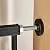 Munchkin Easy Close XL Metal Baby Gate, 29.5" - 51.6" Wide, Black, Model MK0009-111