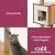 Cat Tree - Vesper Scratching Post with Condo - Walnut Furniture