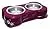 Loving Pets Dolce Diner Dog, 2 Bowl Set, Medium, 1 Quart, Espresso