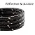 OFPUPPY Reflective Cat Tie Out Pet Rope Leash - Nylon Braided Cat Lead for Outside,Orange Black,26 Feet