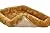 22L-Inch Cinnamon Dog Bed or Cat Bed w/ Comfortable Bolster | Ideal for XS Dog Breeds & Fits a 22-Inch Dog Crate | Easy Maintenance Machine Wash & Dry | 1-Year Warranty
