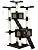 Go Pet Club Cat Tree, 33-Inch by 22-Inch by 72-Inch, Black