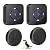SIARY Dog Door Bell Doggie Doorbell for Potty Training with Wireless Waterproof Touch Button 2 Transmitters and 2 Receivers