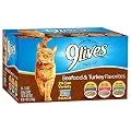 9 Lives Seafood & Turkey Favorites Wet Cat Food Variety (24 Pack), 5.5 oz