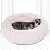 Friends Forever Calming Bed for Dogs, Donut Dog Bed for Pet Comfy, Marshmallow Cat Beds - Tan 30 X 30 Inch