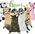 SHARLOVY Dog Squeaky Toys No Stuffing, 6 Pack Dog Toys Crinkle Dog Toys for Small Dogs Durable Dog Chew Toys Plush Cute Animals Natural Puppy Toys for Teething Pet Toys Squeak
