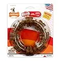 Nylabone Dura Chew Power Chew Textured Ring, Large Durable Dog Chew Toy, Great for Aggressive Chewers