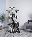 Go Pet Club Cat Tree, 33-Inch by 22-Inch by 72-Inch, Black