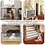 Magic Gate,48.3"x28.3" Portable Folding Pet Gate Mesh Magic Gate for Dogs,Baby Safety Fence,mesh gate Isolated Gauze Indoor and Outdoor Safety Gate Install Anywhere