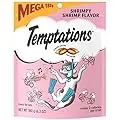 TEMPTATIONS Classic Treats for Cats Shrimpy Shrimp Flavor 6.3 Ounces