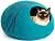 MEOWFIA Premium Cat Bed Cave (Large) - Eco Friendly 100% Merino Wool Beds for Cats and Kittens (Large, Slate Grey)