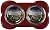 Loving Pets Dolce Diner Dog, 2 Bowl Set, Medium, 1 Quart, Espresso