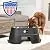 OurPets Comfort Diner Elevated Dog Food Dish (Raised Dog Bowls Available in 4 inches, 8 inches and 12 inches for Large Dogs, Medium Dogs and Small Dogs), Black, 12-inch