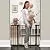 Cumbor 43.3” Auto Close Safety Baby Gate, Extra Tall and Wide Child Gate, Easy Walk Thru Durability Dog Gate for The House, Stairs, Doorways. Includes 4 Wall Cups, 2.75-Inch and 8.25-Inch Extension