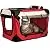 PetLuv "Happy Cat Premium Cat Carrier Soft Sided Foldable Top & Side Loading Pet Crate & Carrier Locking Zippers Shoulder Straps Seat Belt Lock Plush Pillow Reduces Anxiety