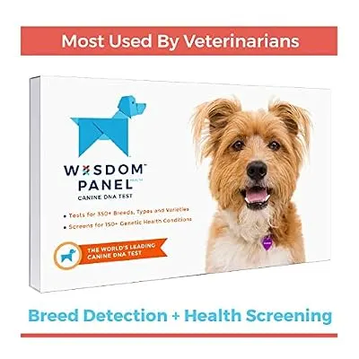 Wisdom Panel Health Canine DNA Test - Dog DNA Test Kit for Breed, Ancestry and Genetic Health Information