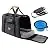 morpilot Pet Travel Carrier Bag, Portable Pet Bag - Folding Fabric Pet Carrier, Travel Carrier Bag for Dogs or Cats, Pet Cage with Locking Safety Zippers, Foldable Bowl, Airline Approved