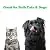PETMAKER Stainless Steel Raised Food & Water Bowls with Decorative 6.5” Tall Stand for Dogs & Cats-2 Bowls, 40oz Each-Elevated Feeding Station
