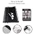 Queenii Magic Gate for Dogs, Pet Safety Gate, Portable Folding Mesh Magic Gate Baby Safety Gates, Safe Guard Install Anywhere, Safety Fence for Hall Doorway Wide Tall (Black)