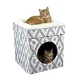 Kitty City Large Cat Bed, Stackable Cat Cube, Indoor Cat House/Cat Condo