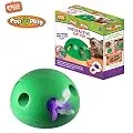 Allstar Innovations Pop N’ Play Interactive Motion Cat Toy, Includes: Electronic Smart Random Moving Feather & Mouse Teaser, Mouse Squeak Sound Optional & Auto Shut Off. Best Cat Toy Ever!