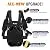 Pawaboo Pet Carrier Backpack, Adjustable Pet Front Cat Dog Carrier Backpack Travel Bag, Legs Out, Easy-Fit for Traveling Hiking Camping for Small Medium Dogs Cats Puppies, Small, Black
